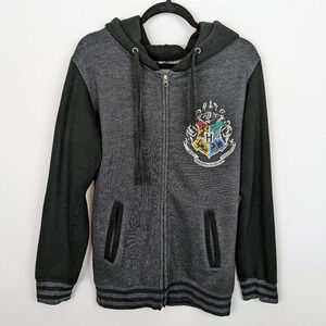 Universal Studios Hogwarts Harry Potter HP Full Zip Hoodie Jacket Sweater Men S